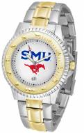Southern Methodist Mustangs Competitor Two-Tone Men's Watch