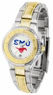 Southern Methodist Mustangs Competitor Two-Tone Women's Watch