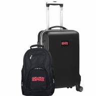 Southern Methodist Mustangs Deluxe 2-Piece Backpack & Carry-On Set