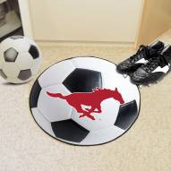 Southern Methodist Mustangs Soccer Ball Mat