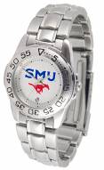 Southern Methodist Mustangs Sport Steel Women's Watch