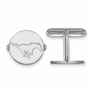 Southern Methodist Mustangs Sterling Silver Cuff Links