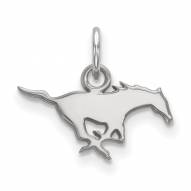 Southern Methodist Mustangs Sterling Silver Extra Small Pendant