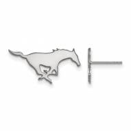 Southern Methodist Mustangs Sterling Silver Small Post Earrings