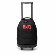 NCAA SMU Mustangs Wheeled Backpack Tool Bag