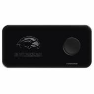 Southern Mississippi Golden Eagles 3 in 1 Glass Wireless Charge Pad