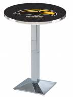 Southern Mississippi Golden Eagles Chrome Bar Table with Square Base