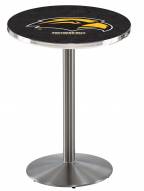 Southern Mississippi Golden Eagles Stainless Steel Bar Table with Round Base
