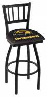 Southern Mississippi Golden Eagles Swivel Bar Stool with Jailhouse Style Back