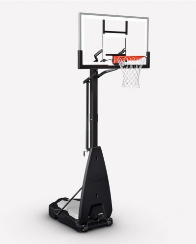 Spalding 54&quot; Glass Ultimate Hybrid Portable Basketball Hoop