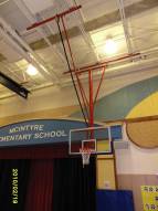 Spalding All-Purpose Ceiling Mast Basketball Backstop