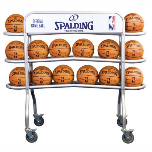 Spalding Official NBA Basketball Ball Rack