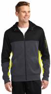 Sport-Tek Tek Fleece Colorblock Full Zip Men's Hooded Jacket