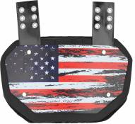 Sports Unlimited Distressed USA Flag Football Back Plate