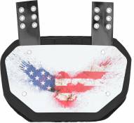 Sports Unlimited Eagle Red White Blue Football Back Plate
