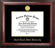 St. Cloud State Huskies Gold Embossed Diploma Frame
