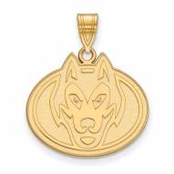 St. Cloud State Huskies Sterling Silver Gold Plated Large Pendant