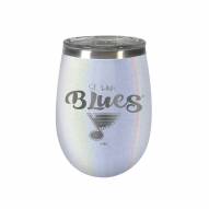St. Louis Blues 10 oz. Opal Blush Wine Tumbler