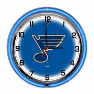St. Louis Blues 18" Neon Clock