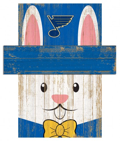 St. Louis Blues 19&quot; x 16&quot; Easter Bunny Head