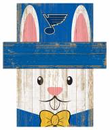St. Louis Blues 19" x 16" Easter Bunny Head