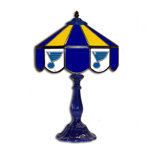 St. Louis Blues 21&quot; Glass Table Lamp