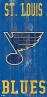 St. Louis Blues 6" x 12" Heritage Logo Sign