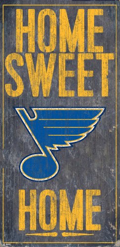 St. Louis Blues 6&quot; x 12&quot; Home Sweet Home Sign