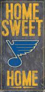St. Louis Blues 6" x 12" Home Sweet Home Sign