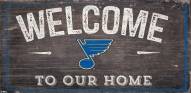 St. Louis Blues 6" x 12" Welcome Sign