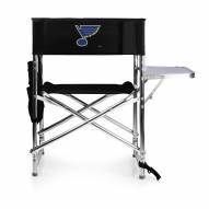 St. Louis Blues Black Sports Folding Chair