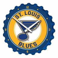 St. Louis Blues Bottle Cap Wall Clock