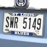 St. Louis Blues Chrome Metal License Plate Frame