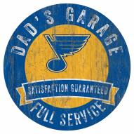 St. Louis Blues Dad's Garage Sign