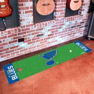 St. Louis Blues Golf Putting Green Mat