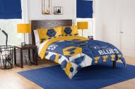 St. Louis Blues Hexagon Full/Queen Comforter & Shams Set
