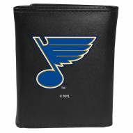 St. Louis Blues Large Logo Leather Tri-fold Wallet