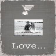 St. Louis Blues Love Picture Frame