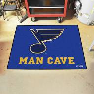 St. Louis Blues Man Cave All-Star Rug