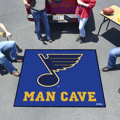 St. Louis Blues Man Cave Tailgate Mat
