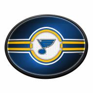 St. Louis Blues Oval Slimline Lighted Wall Sign