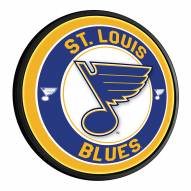 St. Louis Blues Round Slimline Lighted Wall Sign