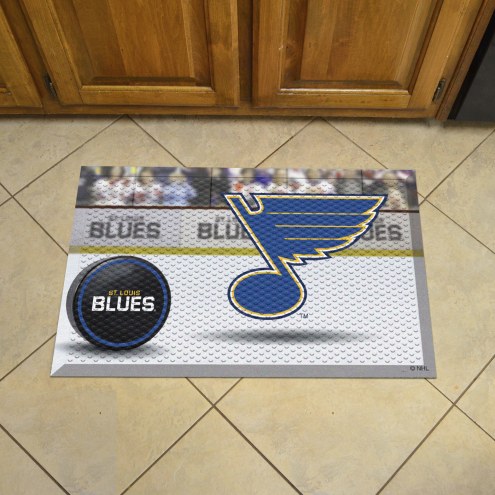 St. Louis Blues Scraper Door Mat