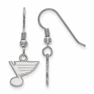 St. Louis Blues Sterling Silver Extra Small Dangle Earrings
