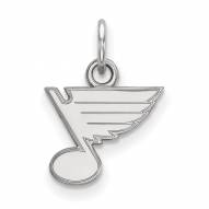 St. Louis Blues Sterling Silver Extra Small Pendant