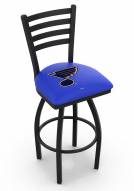 St. Louis Blues Swivel Bar Stool with Ladder Style Back