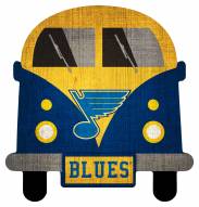 St. Louis Blues Team Bus Sign