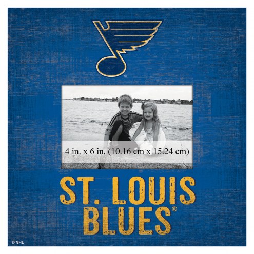 St. Louis Blues Team Name 10&quot; x 10&quot; Picture Frame