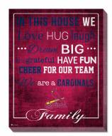 St. Louis Cardinals 16" x 20" In This House Canvas Print