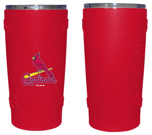St. Louis Cardinals 20 oz. Stainless Steel Tumbler with Silicone Wrap